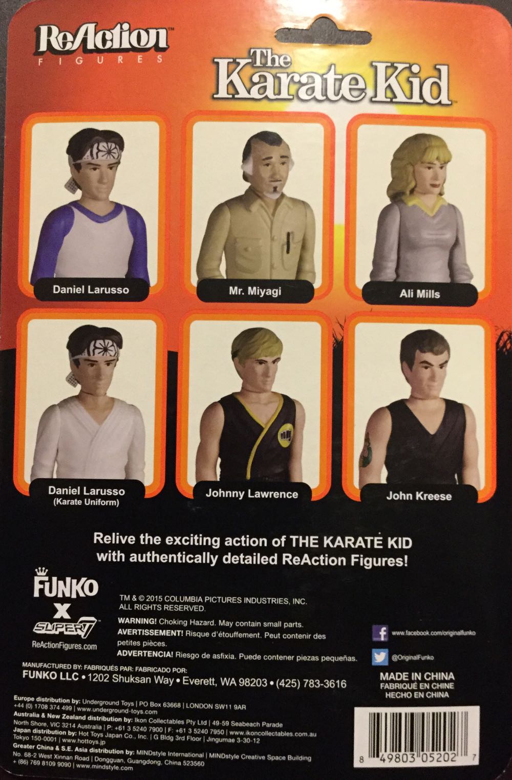 Daniel Larrusso - Reaction Figures (The Karate Kid) action figure collectible [Barcode 849803052027] - Main Image 2