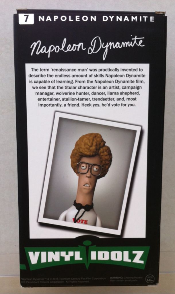 Napoleon Dynamite - Vinyl Sugar (Vinyl Idolz) (Vinyl Idolz) action figure collectible [Barcode 849803055158] - Main Image 2