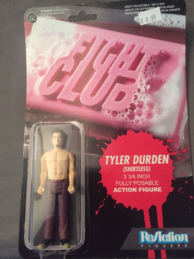 ReAction: Fight Club - Shirtless Durden - Reaction Figures (Reaction) action figure collectible [Barcode 849803057275] - Main Image 1