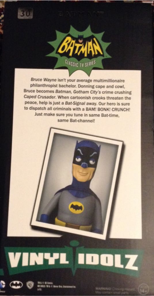 Batman - Vinyl Idolz (Batman Classic Tv Series) action figure collectible [Barcode 849803060183] - Main Image 2