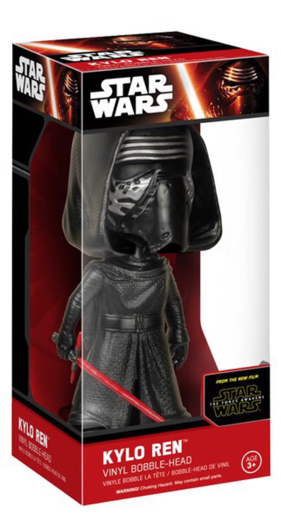 KYLO REN Vinyl Bobble-Head - Funko (STAR WARS EPISODE VI : The Force Awakens) action figure collectible [Barcode 849803062446] - Main Image 2