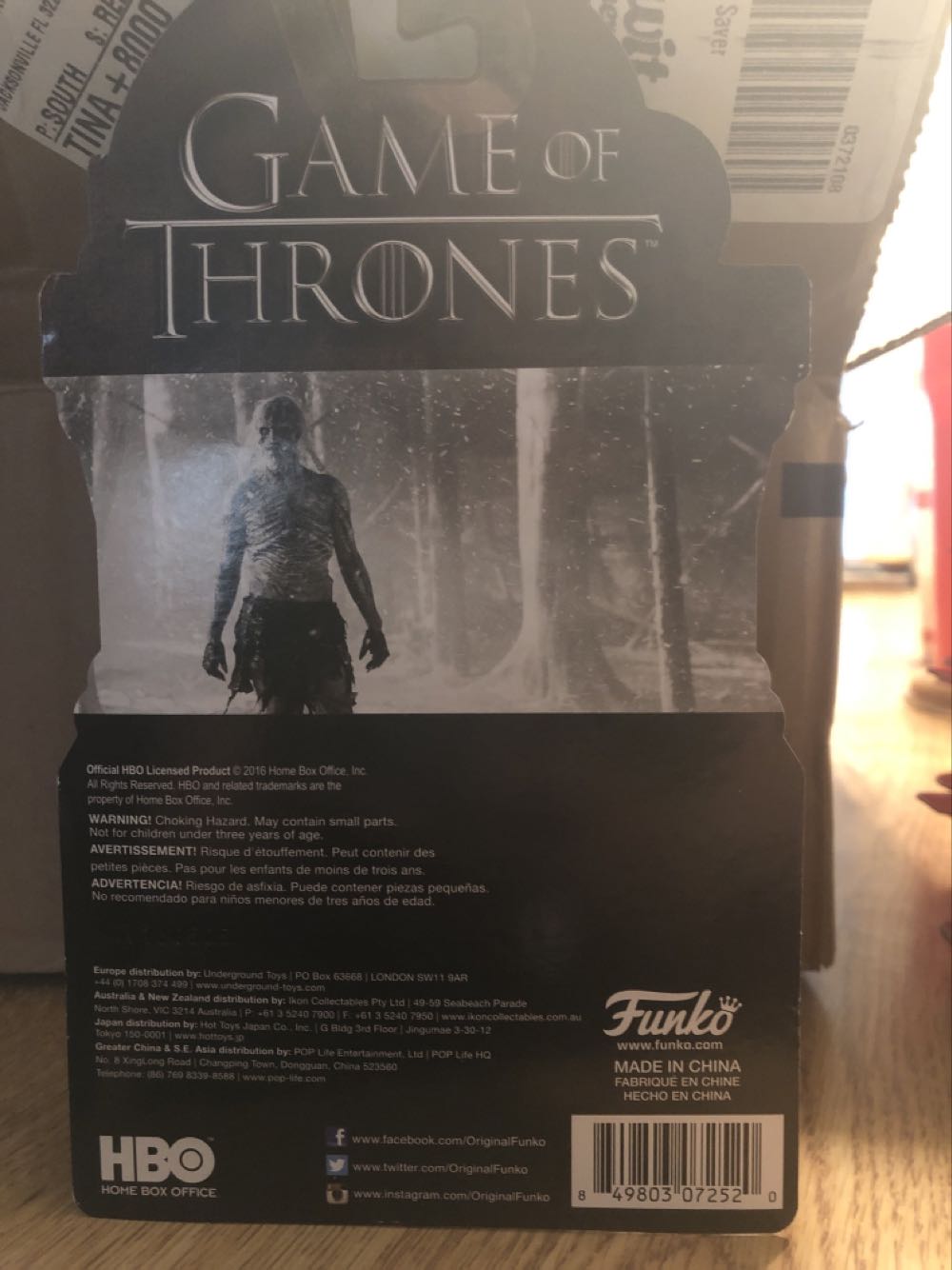White Walker - Funko (Game Of Thrones) action figure collectible [Barcode 849803072520] - Main Image 2
