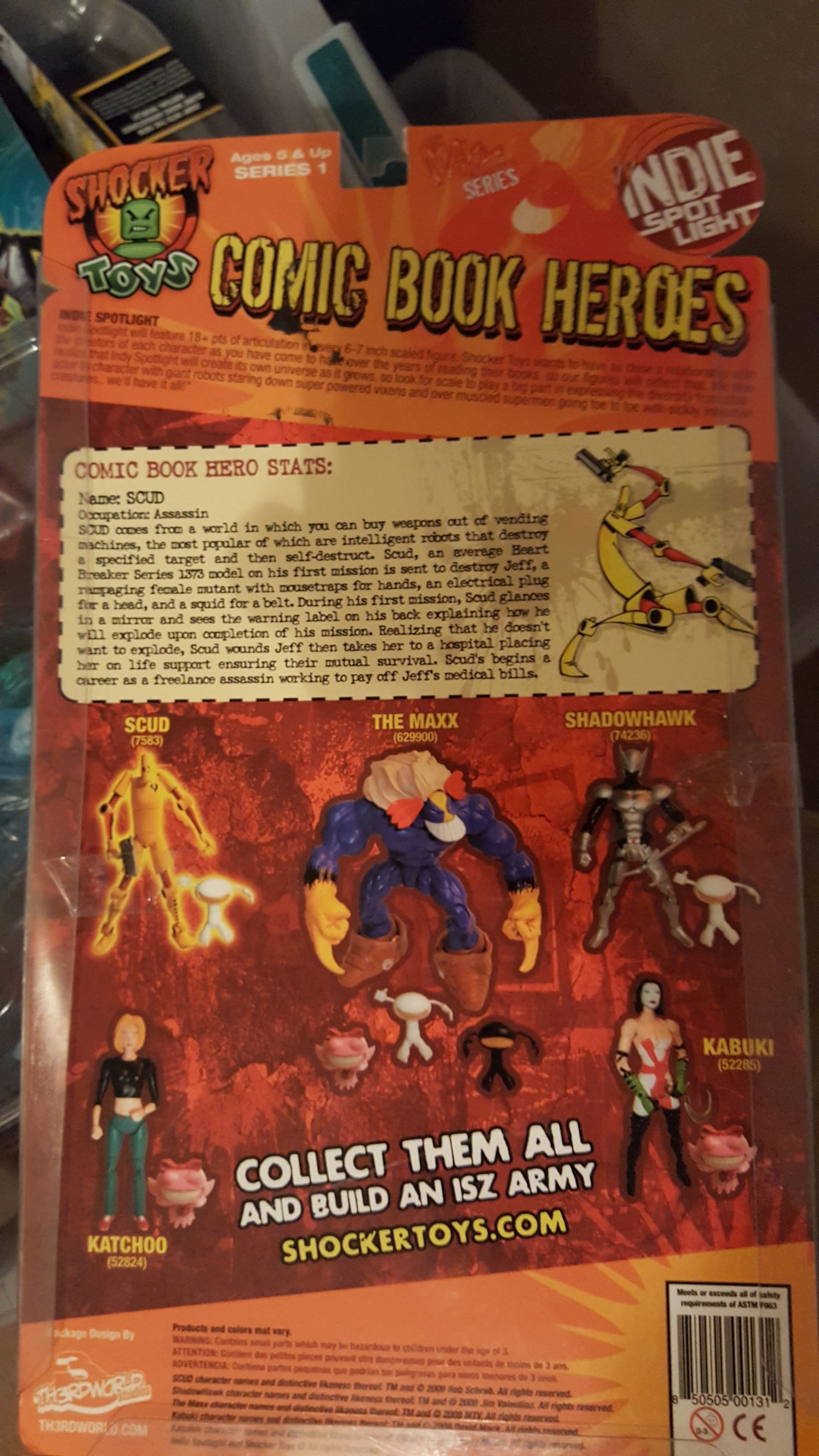 Sol, Scud, The Disposable Assassin  action figure collectible [Barcode 850505001312] - Main Image 2