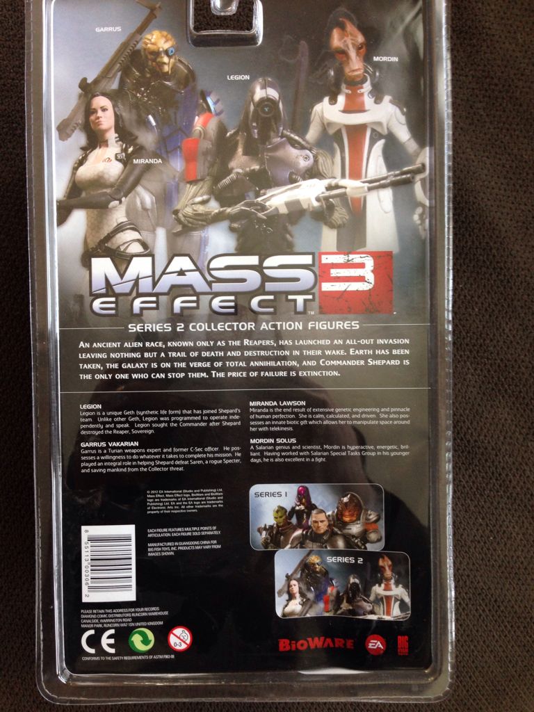 Miranda - Big Fish Toys (Mass Effect) action figure collectible [Barcode 855113003062] - Main Image 2