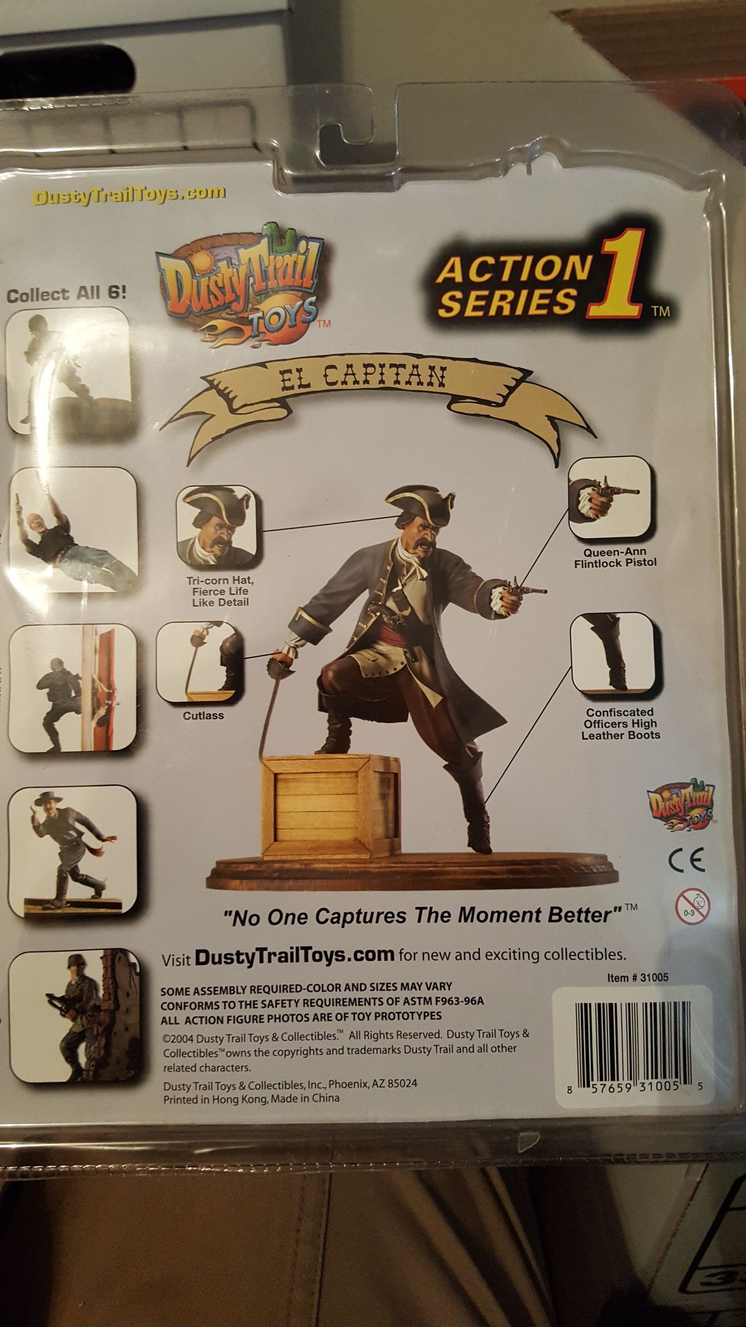 Dusty Trail Toys Do Capitan Pirate  action figure collectible [Barcode 857659310055] - Main Image 2