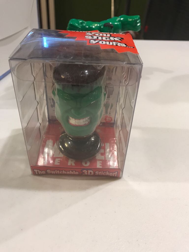 Marvel Heroes Switchers 3d Stickers - Hulk  action figure collectible [Barcode 858619001020] - Main Image 1