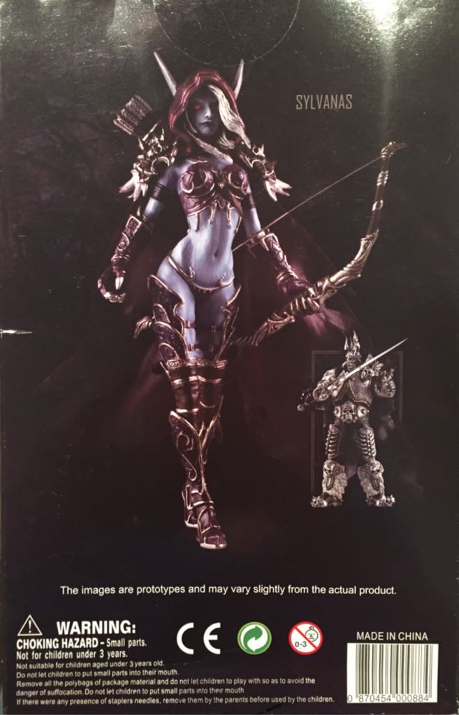 WOW Sylvanas Windrunner - Chaoer (Fall Of The Lich King) action figure collectible [Barcode 870454000884] - Main Image 2