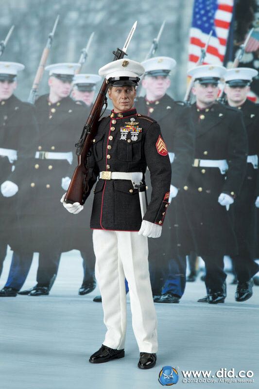 Tony U.S. Marine Corps Ceremonial Guard - Did action figure collectible [Barcode 870454003168] - Main Image 2