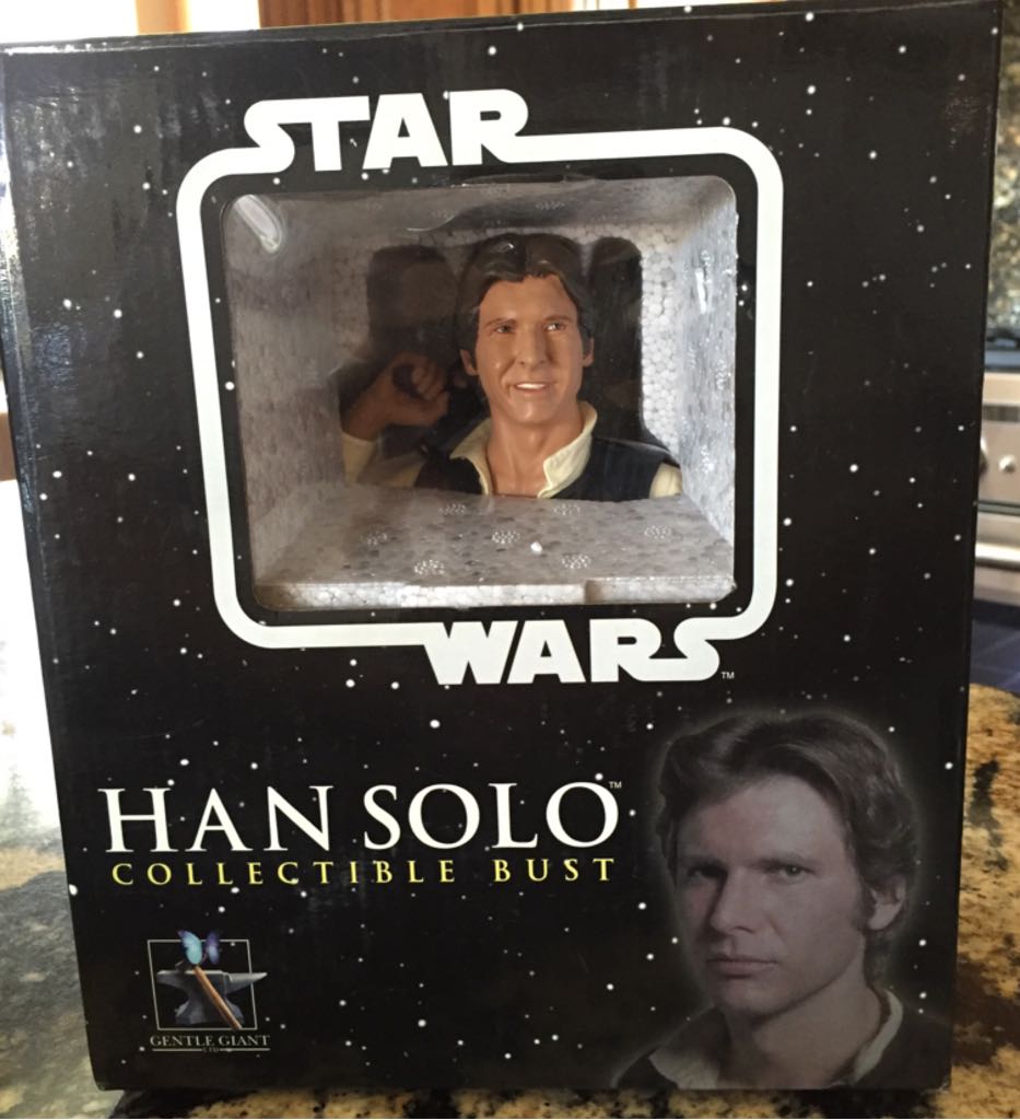 Star Wars: Han Solo Collectable Bust Limited Edition 4367/8000 - Gentle Giant (Space/Sc-Fi) action figure collectible [Barcode 871810000432] - Main Image 2