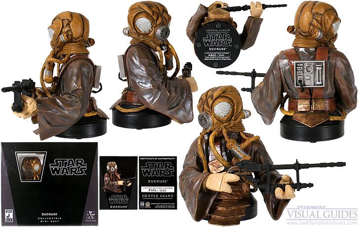 Gentle Giant: Star Wars Zuckuss Mini Bust - Gentle Giant (Star Wars) action figure collectible [Barcode 871810001422] - Main Image 2