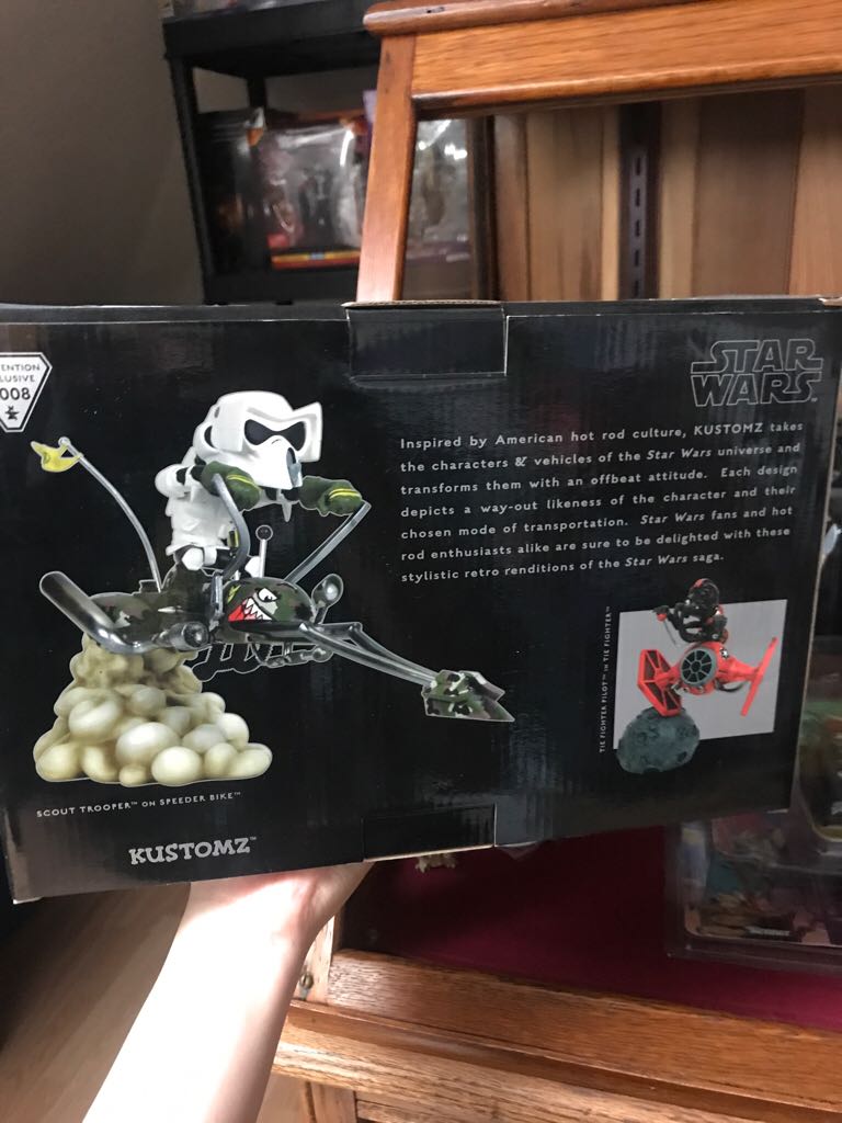 Star Wars Kustomz Scout Trooper On Speeder Bike   action figure collectible [Barcode 871810006229] - Main Image 2