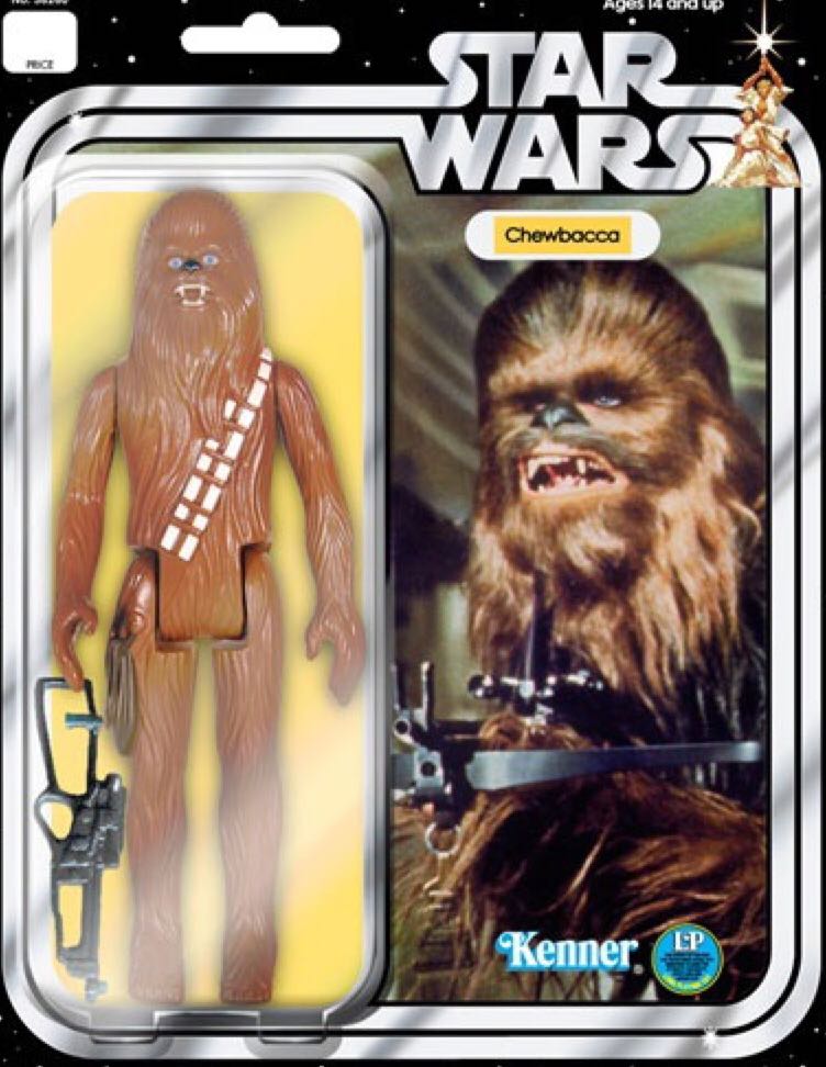 Chewbacca - Kenner/Hasbro (Vintage Jumbo Collection) action figure collectible [Barcode 871810007134] - Main Image 1