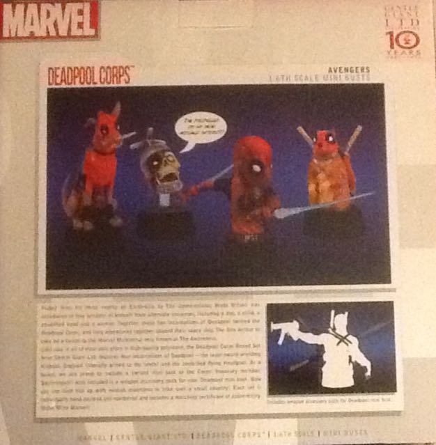 Marvel, Gentle Giant, Deadpool Corps Mini Busts - Gentle Giant (Deadpool) action figure collectible [Barcode 871810009442] - Main Image 2