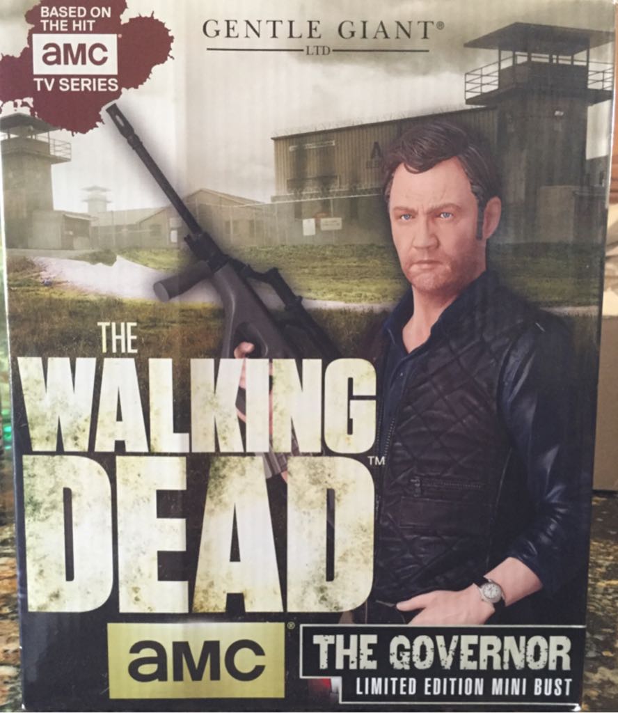 The Walking Dead The Governor Limited Edition Mini Bust 982/1264 - Gentle Giant (The Walking Dead) action figure collectible [Barcode 871810010233] - Main Image 2
