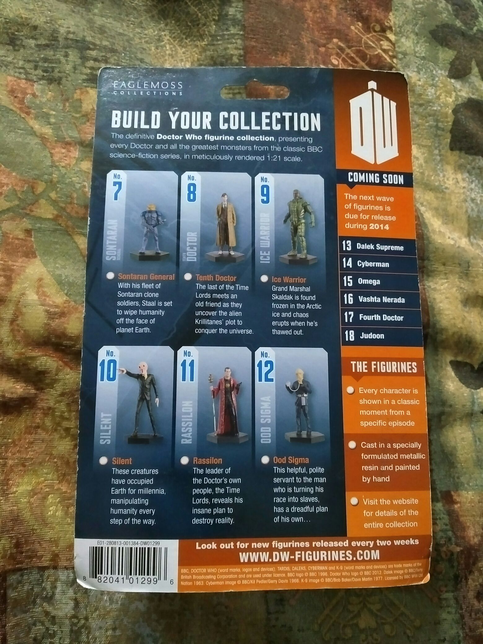 DW Tenth Doctor - Underground Toys (Doctor Who Figurine Collection) action figure collectible [Barcode 882041012996] - Main Image 2