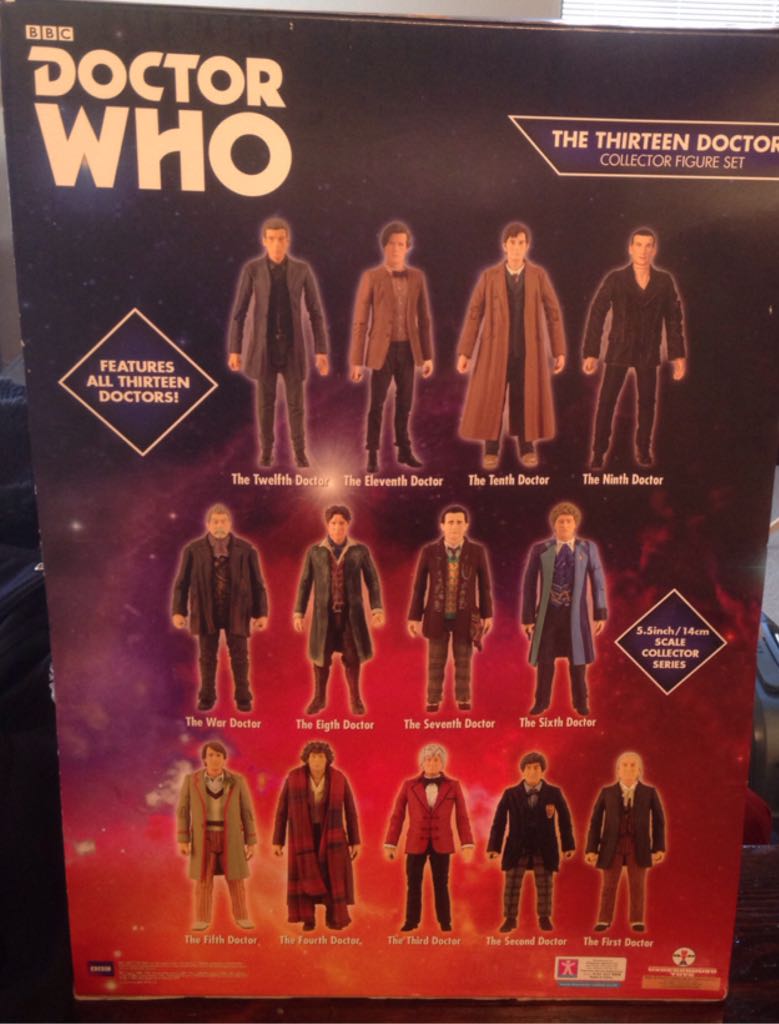 Doctor Who Thirteen Doctors Collector Figure Set - Character Options (Doctor Who) action figure collectible [Barcode 882041033519] - Main Image 2