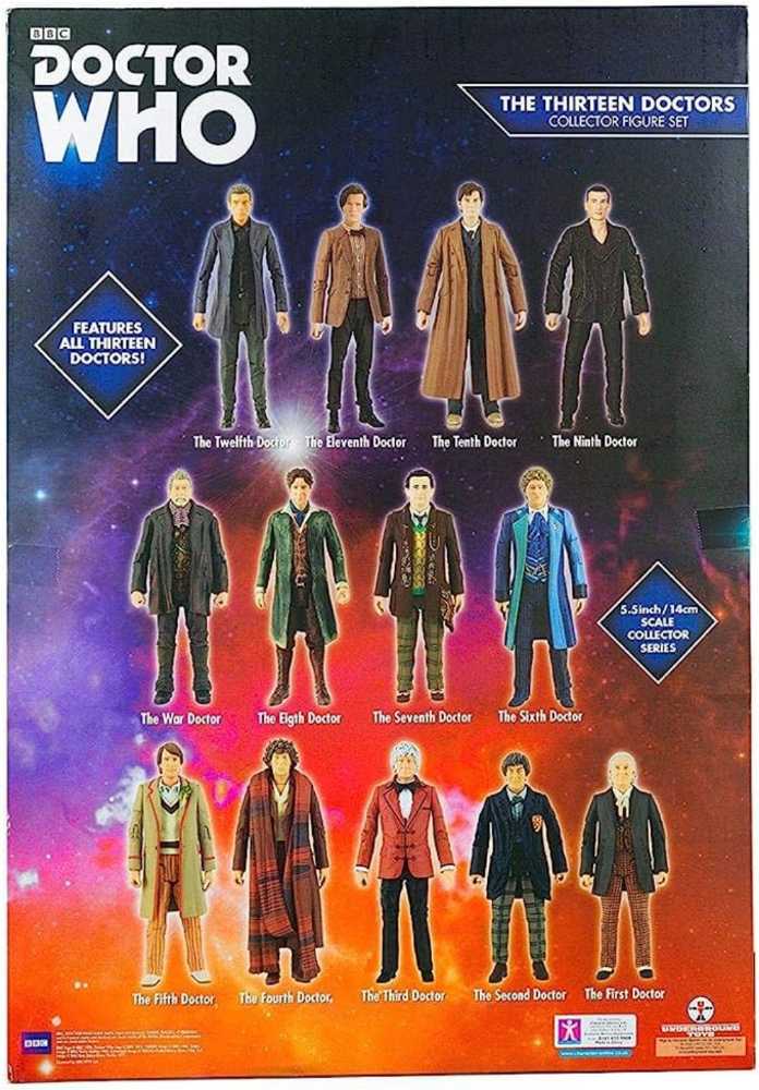 Doctor Who Thirteen Doctors Collector Figure Set - Character Options (Doctor Who) action figure collectible [Barcode 882041033519] - Main Image 3