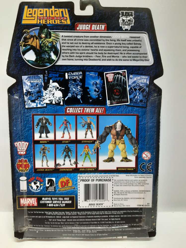 Judge Death - Marvel Toys (Legendary Heroes: 6”) action figure collectible [Barcode 883199950208] - Main Image 2