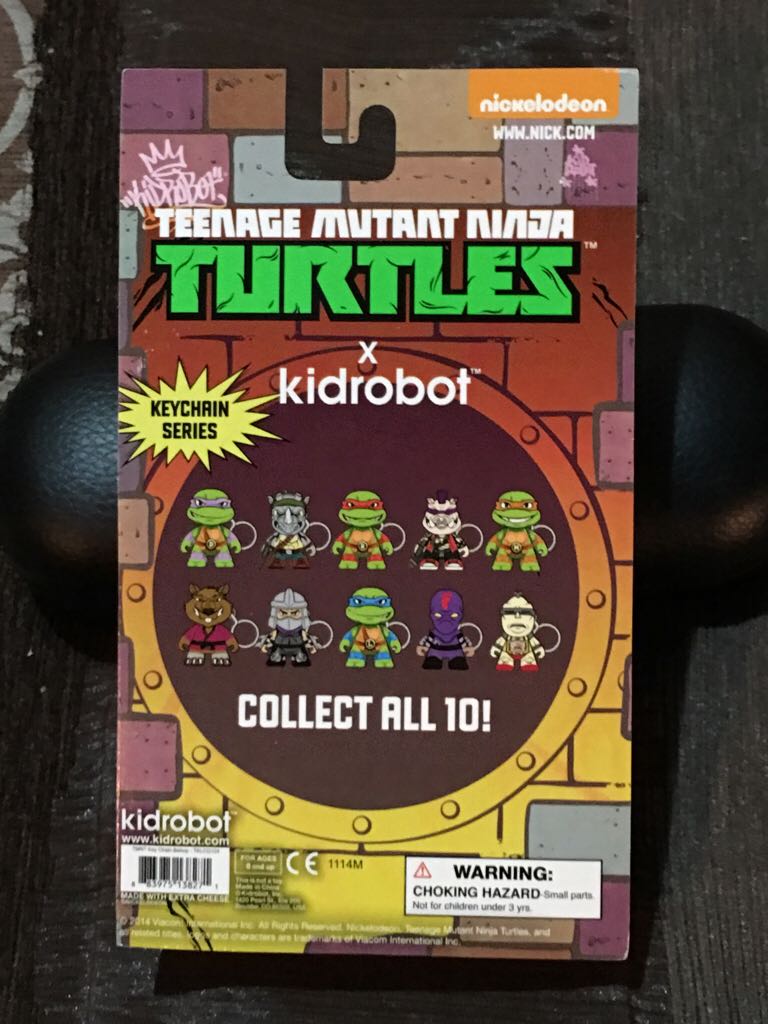 K-Bebop - Kidrobot (Tmnt Keychains) action figure collectible [Barcode 883975138271] - Main Image 2