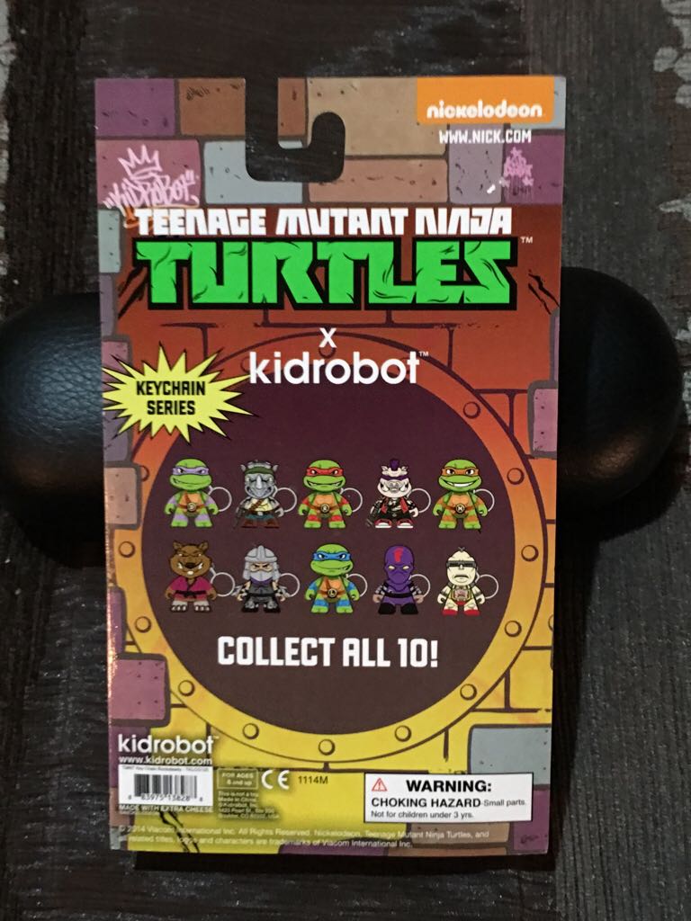 K-Rocksteady - Kidrobot (Tmnt Keychains) action figure collectible [Barcode 883975138288] - Main Image 2