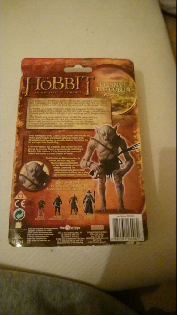 GRINNAH the GOBLIN - The Bridge Direct Inc (The Hobbit: An Unexpected Journey) action figure collectible [Barcode 885561160062] - Main Image 2