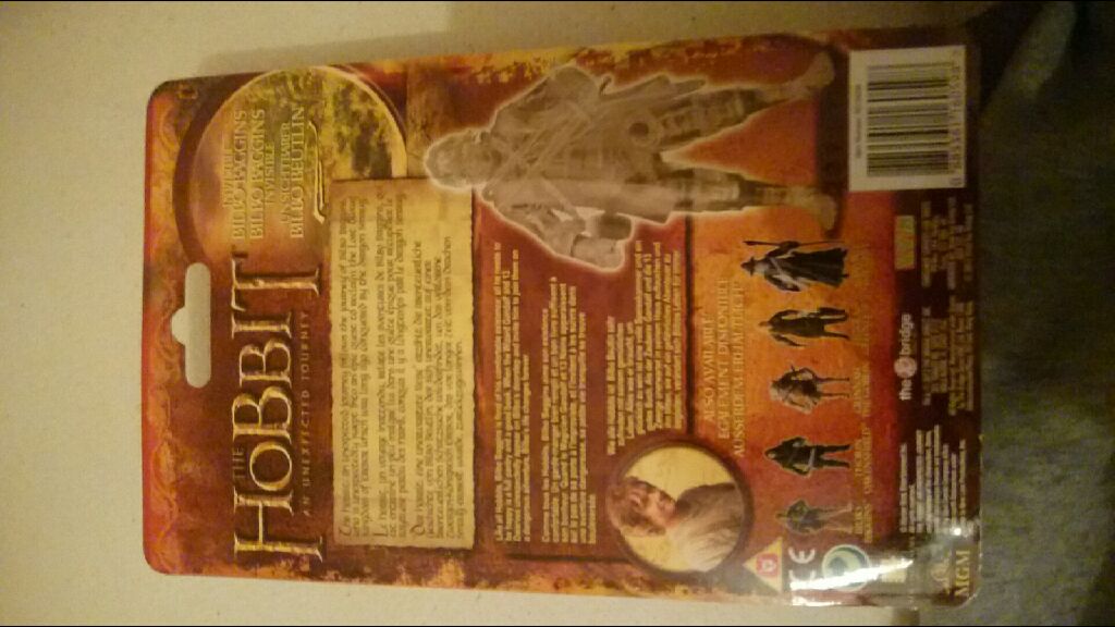 the hobbit ”bilbo baggins invisible ”  an unexpected journey - The Bridge Direct Inc (an unexpected journey) action figure collectible [Barcode 885561160598] - Main Image 2