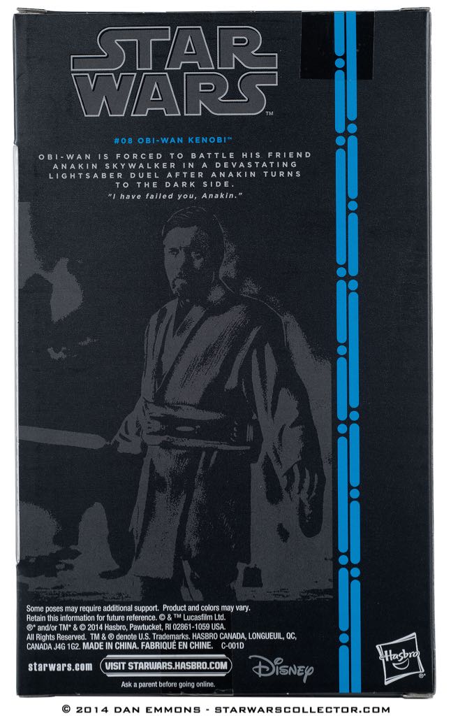 Star Wars - Black Series (Phase 2/08) - Episode III: Revenge of the Sith - Obi-Wan Kenobi 6” Action Figure - Hasbro (Star Wars - Black Series) action figure collectible [Barcode 885756576630] - Main Image 2