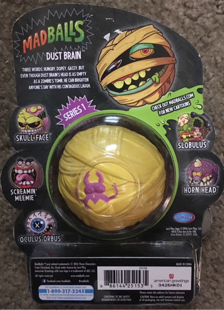 Dust Brain - Just Play (Madballs) action figure collectible [Barcode 886144251535] - Main Image 2