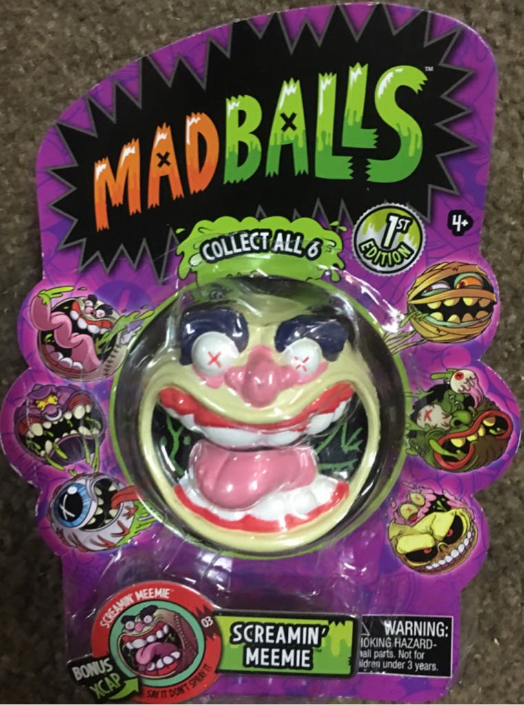 Mad Balls Screaming Meemie Series 1 - Just Play (Madballs) action figure collectible [Barcode 886144251566] - Main Image 1