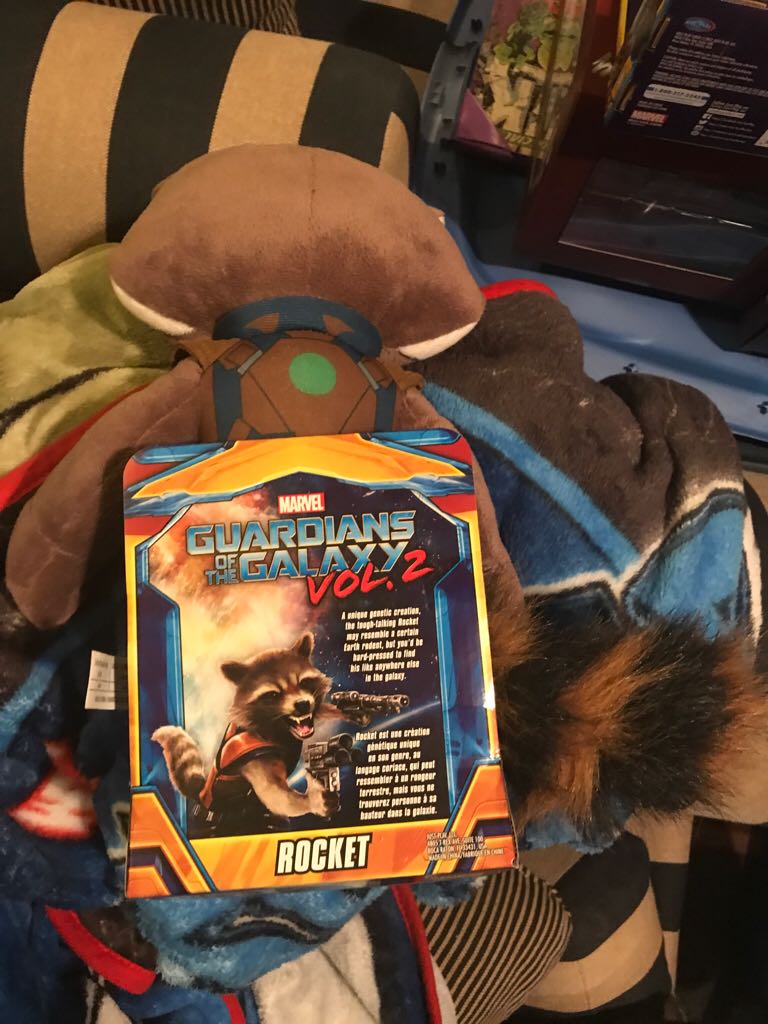Guardians Of The Galaxy Vol2 Rocket Plush Toy  action figure collectible [Barcode 886144262395] - Main Image 2