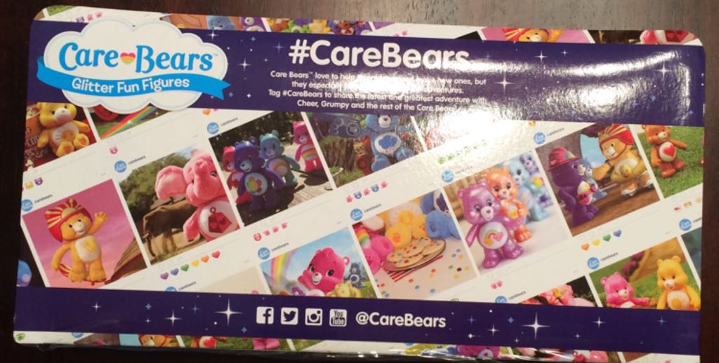 Glitter Fun Figures - Just Play (Care Bears) action figure collectible [Barcode 886144435195] - Main Image 2