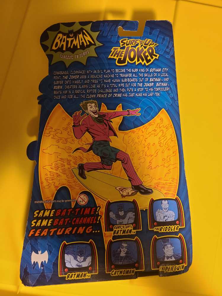 Mattel Batman Classic Series Joker Surfs Up - Mattel DC (Batman classics 1966 tv series) action figure collectible [Barcode 887961031010] - Main Image 2