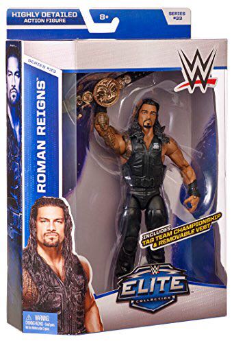 WWE Elite Roman Reigns Series 33 - Mattel (Wrestleling) action figure collectible [Barcode 887961042665] - Main Image 2
