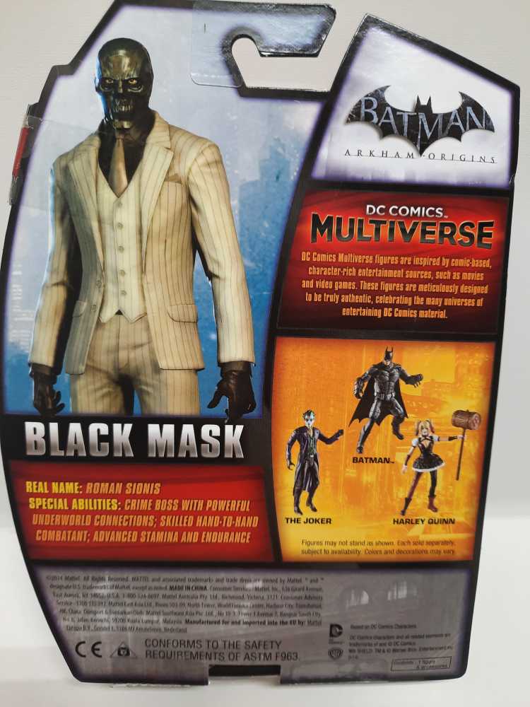 DC Multiverse- Black Mask Arkham Origins - Mattel (DC Multiverse) action figure collectible [Barcode 887961050745] - Main Image 2