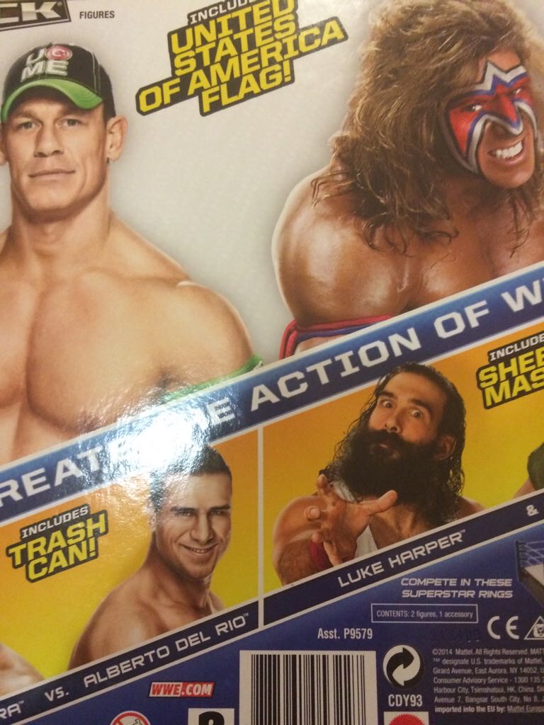 WWE Mattel Battle Pack Series 31 John Cena & Ultimate Warrior - Mattel action figure collectible [Barcode 887961053227] - Main Image 2