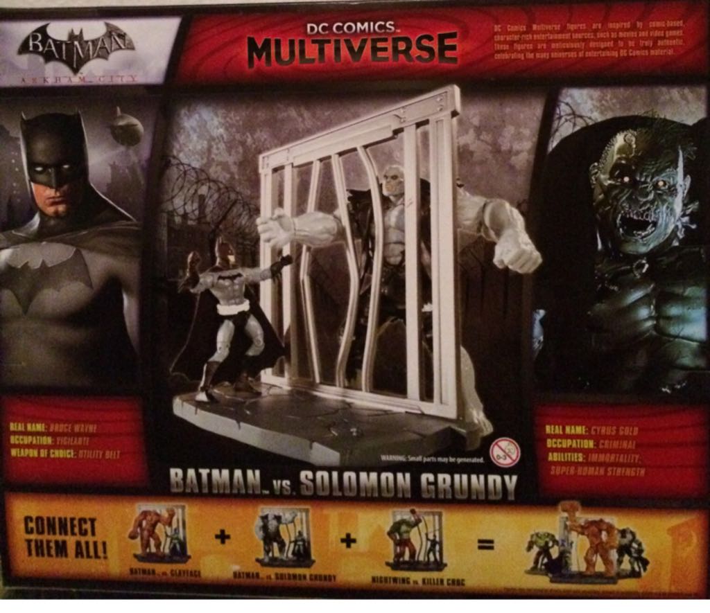 Batman vs. Solomon Grundy - Mattel (DC Multiverse) action figure collectible [Barcode 887961054156] - Main Image 2