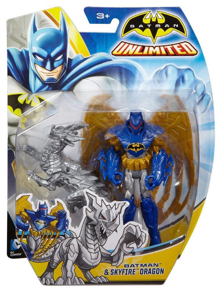 Batman & Skyfire Dragon - Mattel (Batman Unlimited) action figure collectible [Barcode 887961069815] - Main Image 1