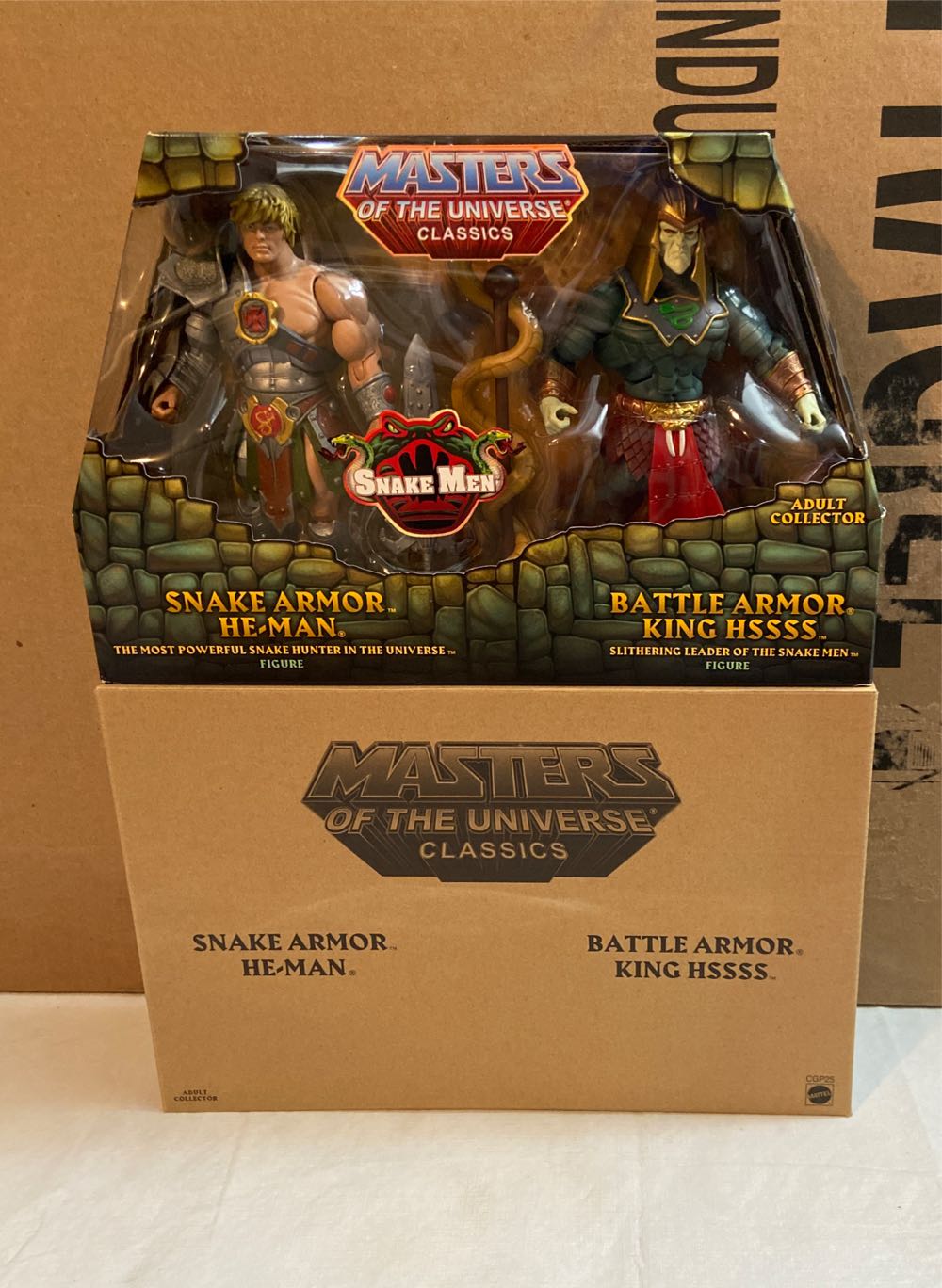 Snake Armor He-Man & Battle Armor King Hssss - Mattel (Masters of the Universe: Classics) action figure collectible [Barcode 887961070477] - Main Image 3