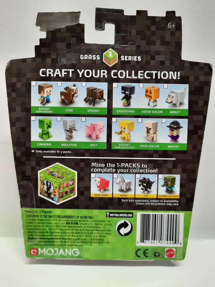 Skeleton, Creeper, Pig - Mojang (Minecraft: Mini-figures) action figure collectible [Barcode 887961074499] - Main Image 3