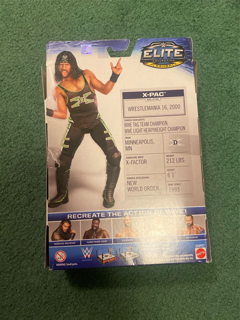 WWE Elite X-Pac Series 33 - Mattel (WWE) action figure collectible [Barcode 887961085501] - Main Image 3