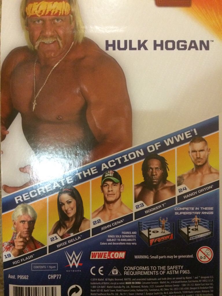 Hulk Hogan - Mattel Wwe (WWE Series 48) action figure collectible [Barcode 887961086089] - Main Image 2