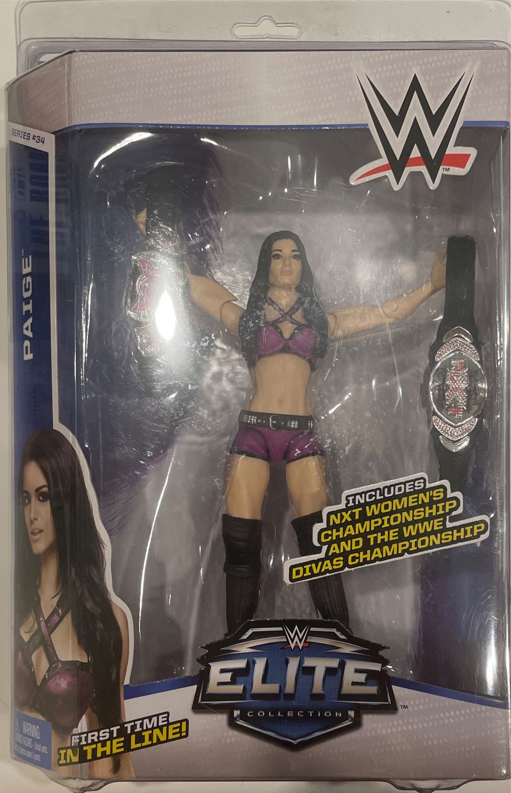 Paige - Mattel (Wwe Elite) action figure collectible [Barcode 887961086676] - Main Image 2