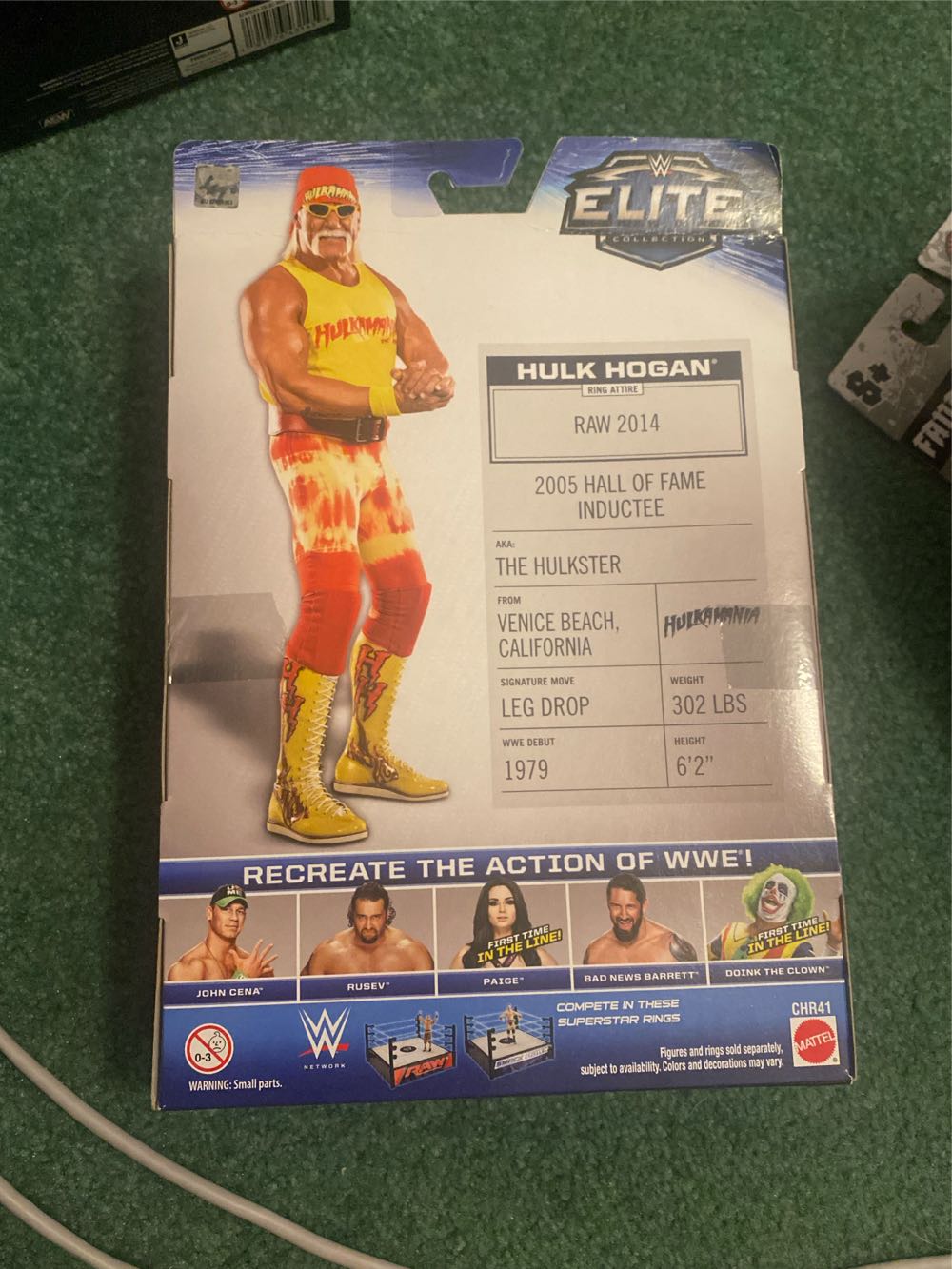 Hulk Hogan - Mattel (Wwe Elite) action figure collectible [Barcode 887961086683] - Main Image 2