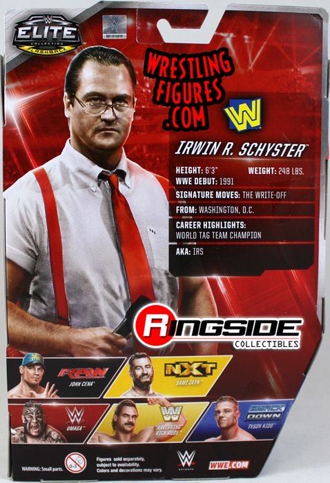 Irwin R. Schyster (IRS) - Mattel (WWE Elite Series 40) action figure collectible [Barcode 887961087901] - Main Image 3