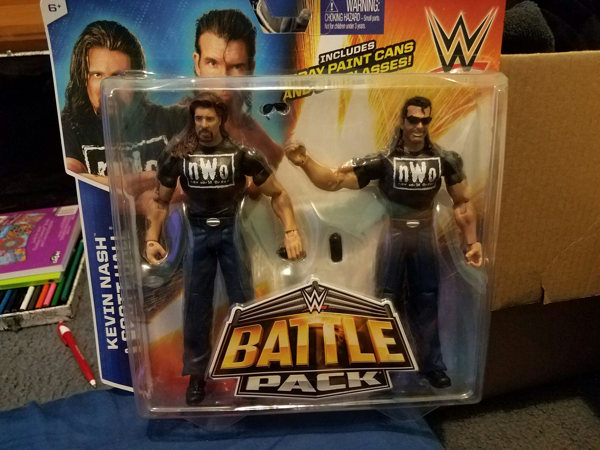 Kevin Nash & Scott Hall - WWE Mattel (WWE Battle Pack Series 36 (2015)) action figure collectible [Barcode 887961094213] - Main Image 2