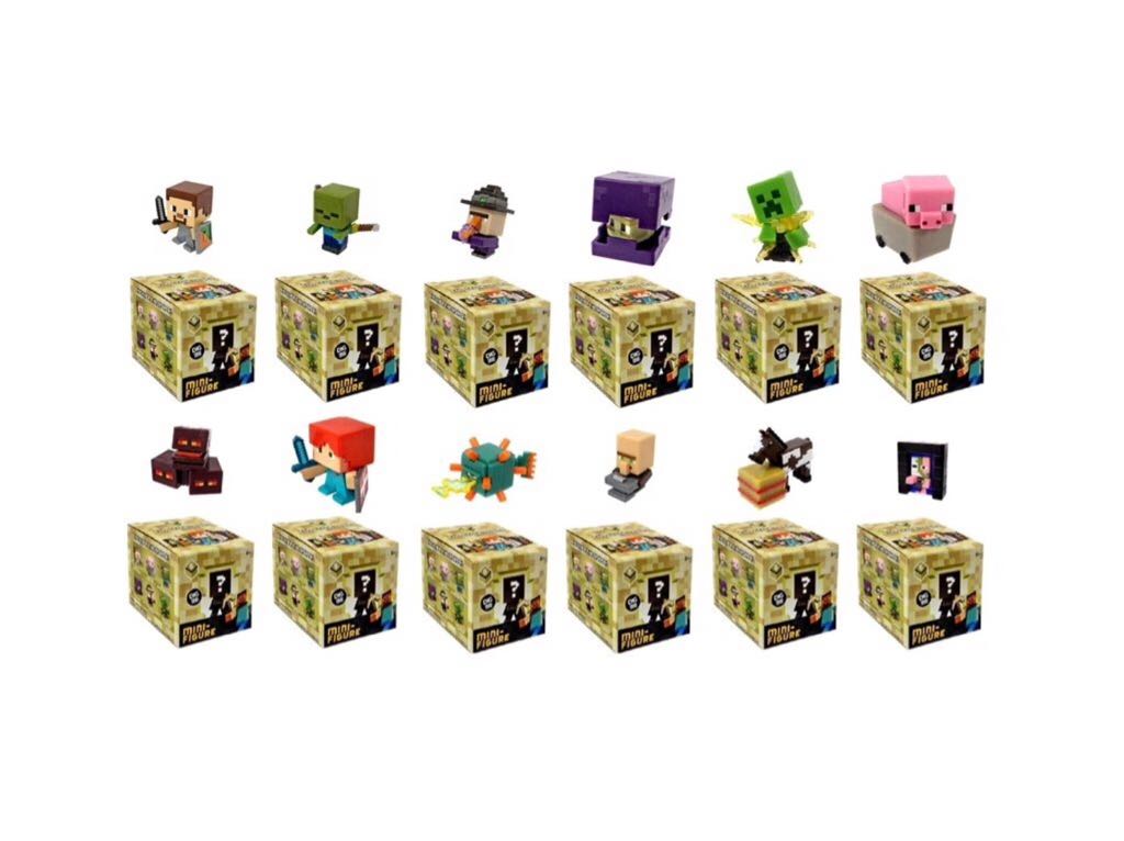 Minecraft Mini-Figures Series 6: End Stone Blind Box (F): Shulker  - Mojang (Minecraft) action figure collectible [Barcode 887961097320] - Main Image 2