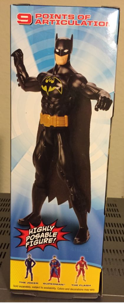 Batman  (Black Outfit) - Mattel (Batman DC Unlimited) action figure collectible [Barcode 887961116175] - Main Image 2
