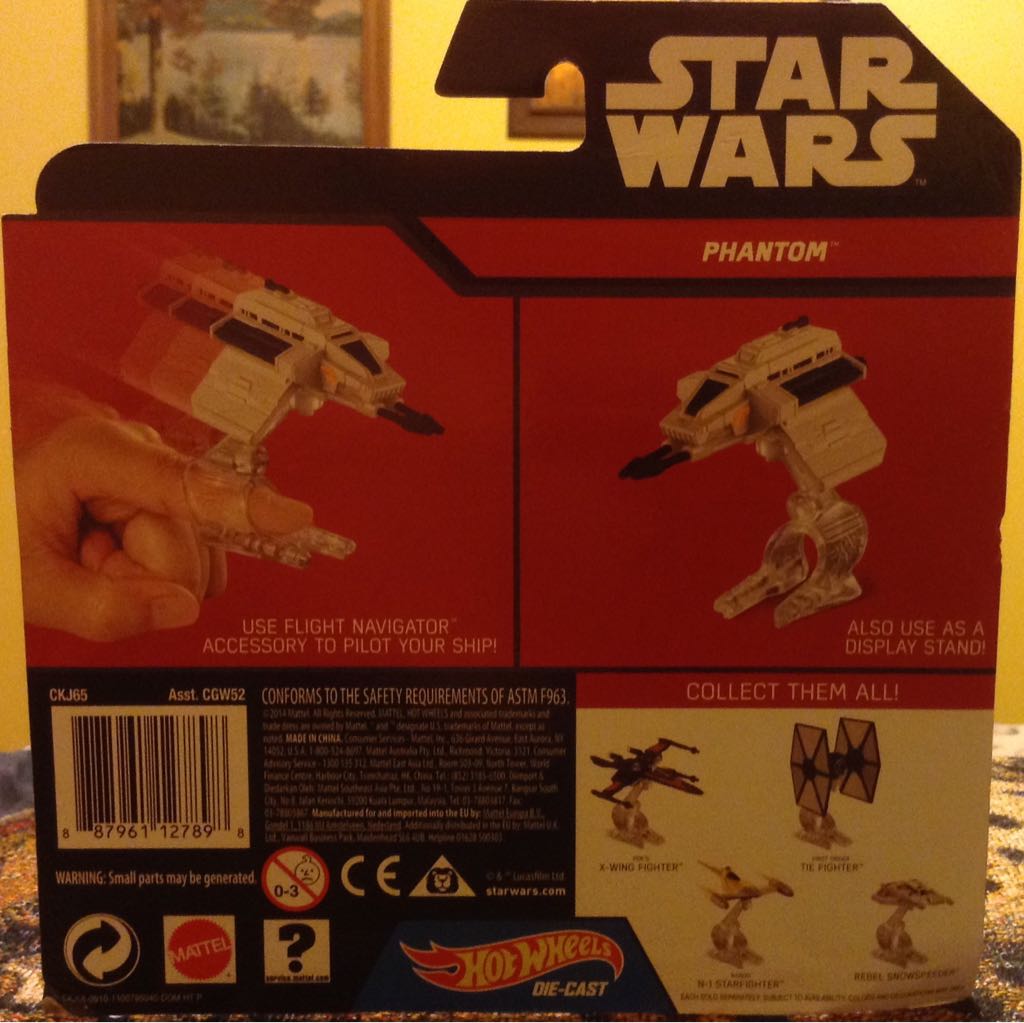 Hot Wheels Phantom - Mattel (Hot Wheels) (Star Wars Hot Wheels) action figure collectible [Barcode 887961127898] - Main Image 2