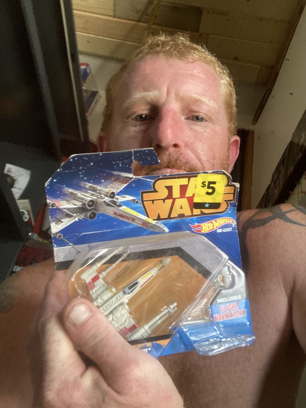 CGW67 X-Wing Fighter Red 5 - Mattel (Hot Wheels) (Star Wars Hot Wheels) action figure collectible [Barcode 887961128161] - Main Image 4