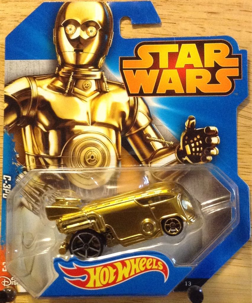 Hot Wheels C-3PO Custom Van - Mattel (Hot Wheels) (Star Wars Hot Wheels) action figure collectible [Barcode 887961129861] - Main Image 1